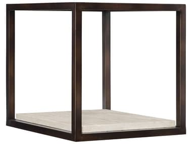 Bernhardt Kinsley Square Glass Bronze End Table BH533121