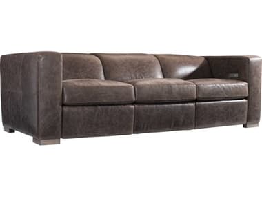 Bernhardt Arrezio 103" Wide Brown Leather Upholstered Sectional Sofa BH8727RO