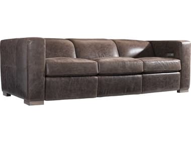 Bernhardt Arrezio Wide Brown Leather Sofa BH8727RO