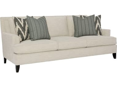 Bernhardt Addison 91" Mocha Beige Fabric Upholstered Sofa BHB1487A