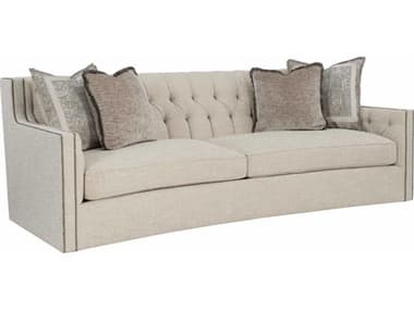 Bernhardt Candace 96&quot; Tufted Beige Fabric Upholstered Sofa BHB7277C