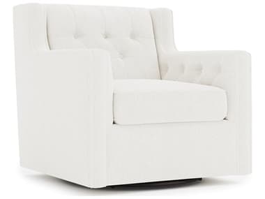 Bernhardt Candace Swivel White Accent Chair BHB7292SA