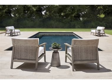 Bernhardt Exteriors Catalan Wood Cushion Lounge Set BHECATALANLOUNGESET2