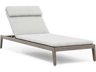 Bernhardt Exteriors Ibiza Teak Cushion Chaise Lounge BHEO1029A