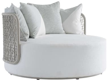Bernhardt Exteriors Gray Capella Swivel Daybed with Cushion BHEO1609