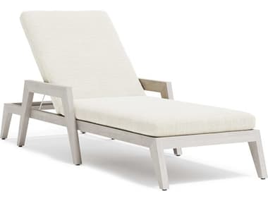 Bernhardt Exteriors Altea Teak Cushion Chaise Lounge BHEO2389W