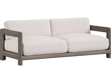 Bernhardt Exteriors Weathered Teak Cushion Sofa BHEO3387B