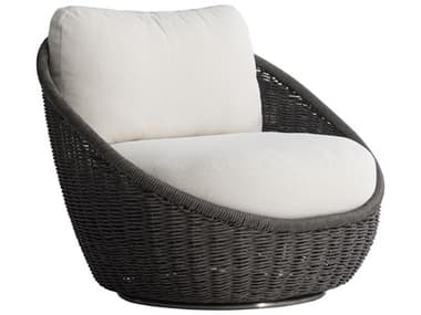 Bernhardt Exteriors Santa Cream Wicker Cushion Lounge Chair BHEO8223SA