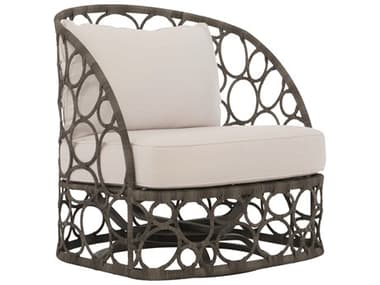 Bernhardt Exteriors Peppercorn Fabric Wicker Cushion Lounge Chair BHEOP2012S