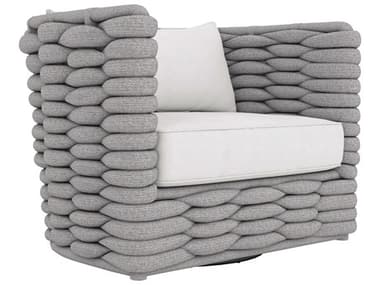 Bernhardt Exteriors Nordic Gray Fabric Rope Cushion Lounge Chair BHEOP2013S