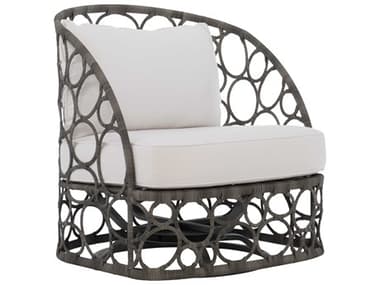 Bernhardt Exteriors Bali White/Cream Wicker Cushion Lounge Chair BHEOP212SC