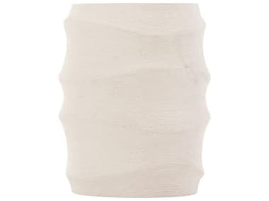 Bernhardt Exteriors Kai White 14'' Wide Stone End Table BHEX01157