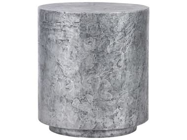 Bernhardt Exteriors Montecito Silver Slate 20'' Wide Concrete Round End Table BHEX02124