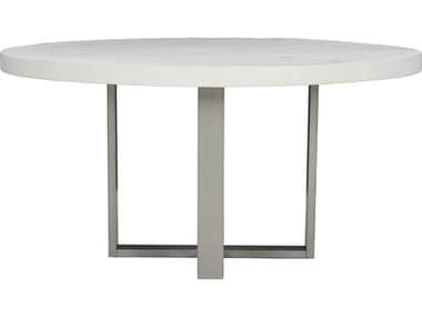 Bernhardt Logan Square Bone / Gray Mist 54'' Wide Round Dining Table BHK1416
