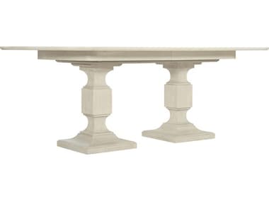 Bernhardt East Hampton Rectangular Wood Cerused Linen Dining Table BHK1429