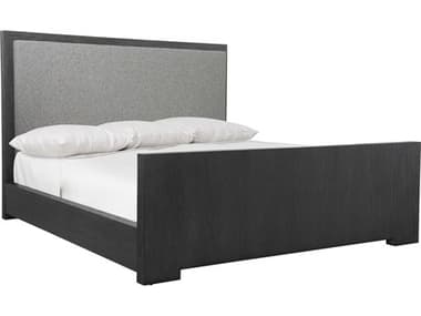 Bernhardt Trianon L'ombre Black Upholstered California King Panel Bed BHK1814
