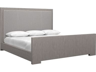 Bernhardt Trianon Gris Gray Upholstered King Panel Bed BHK1817