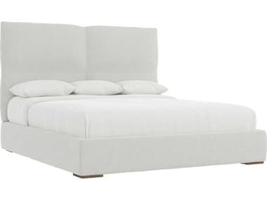 Bernhardt Casa Paros Playa White Upholstered King Panel Bed BHK1856
