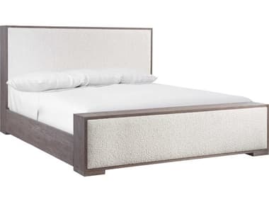 Bernhardt Casa Paros White Upholstered King Panel Bed BHK1857