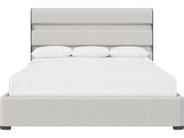 Bernhardt Prado Porcini White Upholstered King Panel Bed BHK1886