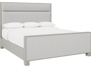 Bernhardt Stratum Mist Gray Upholstered Queen Panel Bed BHK1896