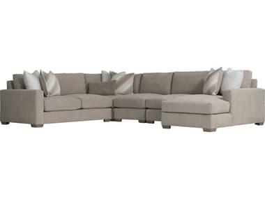 Bernhardt Plush 137" Wide Fabric Upholstered Sectional Sofa BHK1921