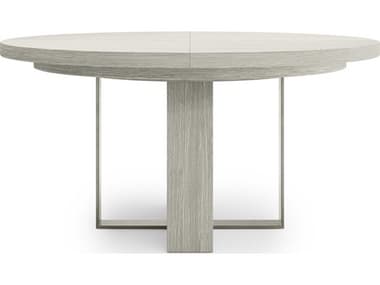 Bernhardt Tempo Round Wood Beige Dining Table BHK2135