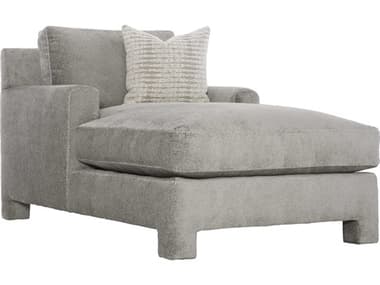 Bernhardt Plush Mily 36" Gray Fabric Upholstered Chaise BHP1289A