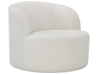 Bernhardt Plush Elle 34" White Fabric Accent Chair BHP1562SA