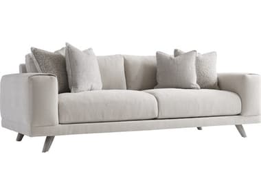 Bernhardt Plush Grey Upholstered Sofa BHP6157A