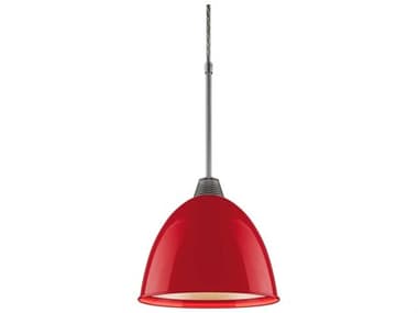 Bruck Lighting Classic 9'' Wide Mini Pendant with Gypsy Red Aluminum Shade BK113902