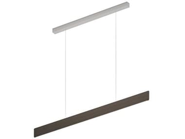 Bruck Lighting After-8 1-Light Champagne Brown Linear Island Pendant BKAFT8L130K90CG