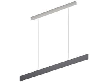 Bruck Lighting After-8 1-Light Slate Gray Linear Island Pendant BKAFT8L130K90SL