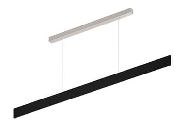 Bruck Lighting After-8 1-Light Black Linear Island Pendant BKAFT8L230K90BK