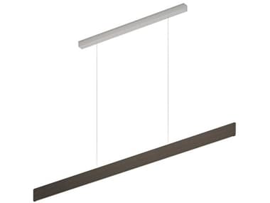 Bruck Lighting After-8 1-Light Champagne Brown Linear Island Pendant BKAFT8L230K90CG