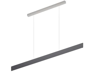 Bruck Lighting After-8 1-Light Slate Gray Linear Island Pendant BKAFT8L230K90SL