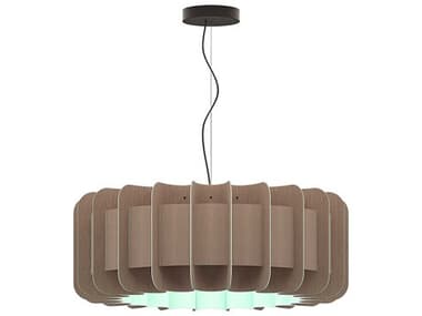 Bruck Lighting WEP Clarissa 1 - Light Pendant BKWEPCLAA74LE26PBKGYOLPT