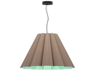 Bruck Lighting WEP Lora 1 - Light Pendant BKWEPLOR80LE26PBKGYOLPT