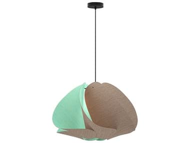 Bruck Lighting WEP Matilda 1 - Light Pendant BKWEPMAT68LE26PBKGYOLPT