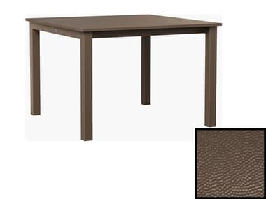Berlin Gardens Berkley Recycled Plastic 42-62''W x 42''D Square Dining Height Table in Hammered Top BLGBHFT4262D