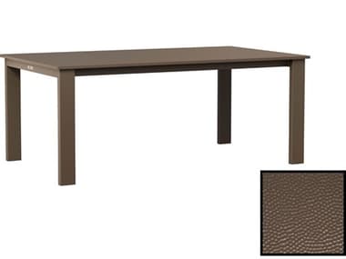 Berlin Gardens Berkley Recycled Plastic Expandable 72-95''W x 42''D Rectangular Dining Height Table in Hammered Top BLGBHFT4295D