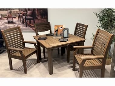 Berlin Gardens Classic Terrace Recycled Plastic Dining Set BLGCLASSICTERRACE14