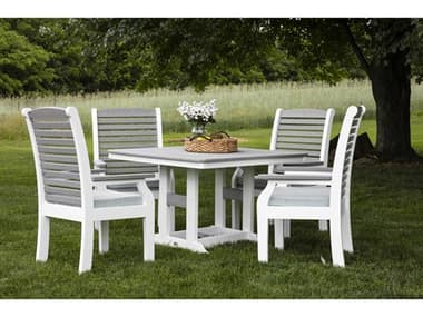 Berlin Gardens Classic Terrace Recycled Plastic Dining Set BLGCLSSCTRRNCEDINSET