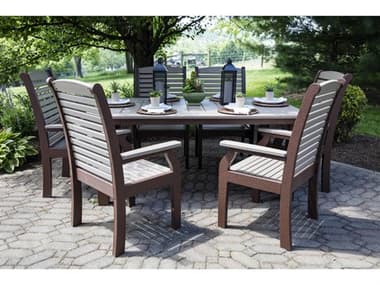 Berlin Gardens Classic Terrace Recycled Plastic Dining Set BLGCLSSCTRRNCEDINSET1