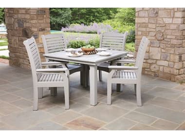 Berlin Gardens Classic Terrace Recycled Plastic Dining Set BLGCLSSCTRRNCEDINSET2