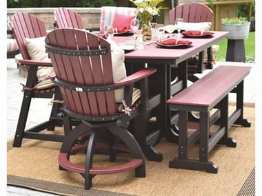Berlin Gardens Comfo-back Recycled Plastic Dining Set BLGCOMFOBACK12
