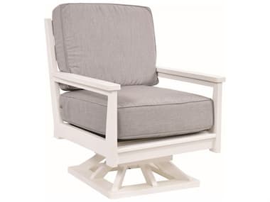 Berlin Gardens Mayhew Recycled Plastic Swivel Rocker Lounge Chair BLGMHSR3034
