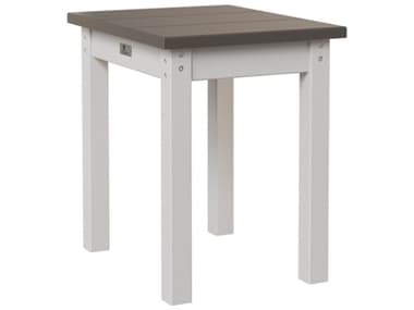 Berlin Gardens Accessories Recycled Plastic 16.5''W x 13''D Rectangular End Table BLGPSET1717