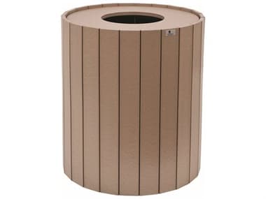 Berlin Gardens Accessories Recycled Plastic Round Trash Can BLGRTC32