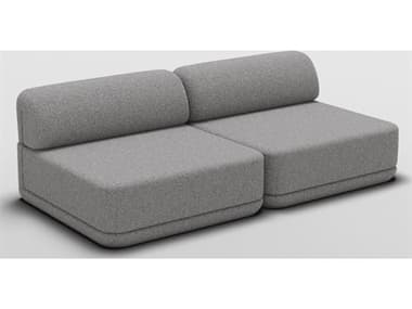 Bend Goods Cube Gray Upholstered Sectional Sofa BNDCUBELOUNGESETGRBCLE